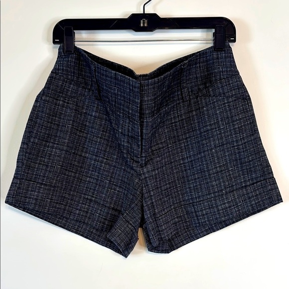Express Pants - Express Design Studio Black and White Checked Tailored Shorts